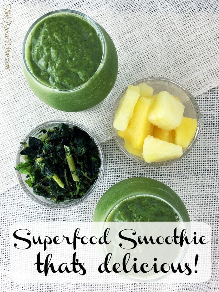 green superfood smoothie