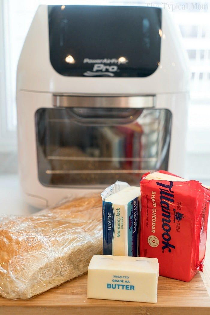 air fryer grilled cheese