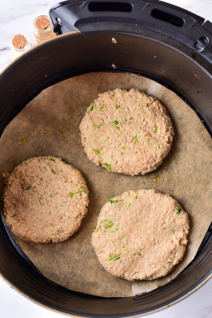 Air Fryer Turkey Burgers