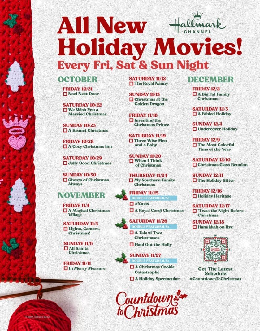 Hallmark Holiday Movies 2022
