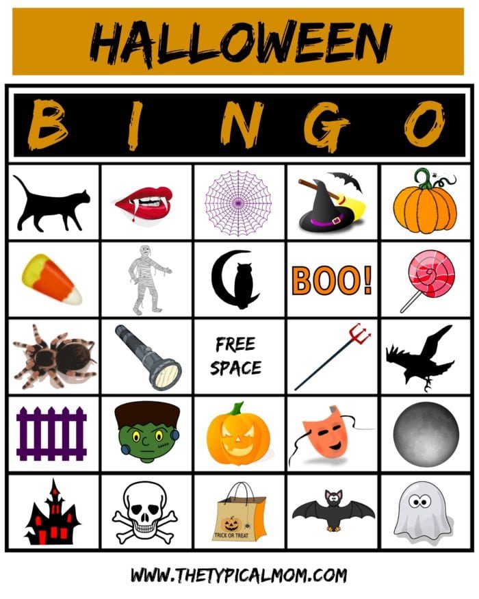 Free Halloween Bingo