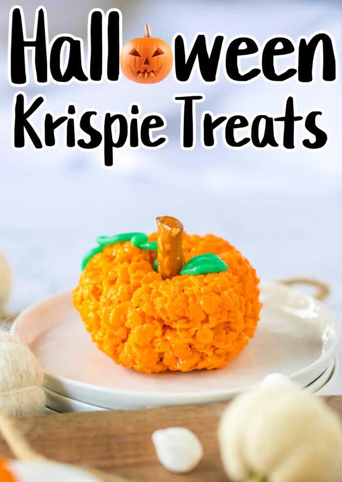 Rice Krispie Treat for Halloween