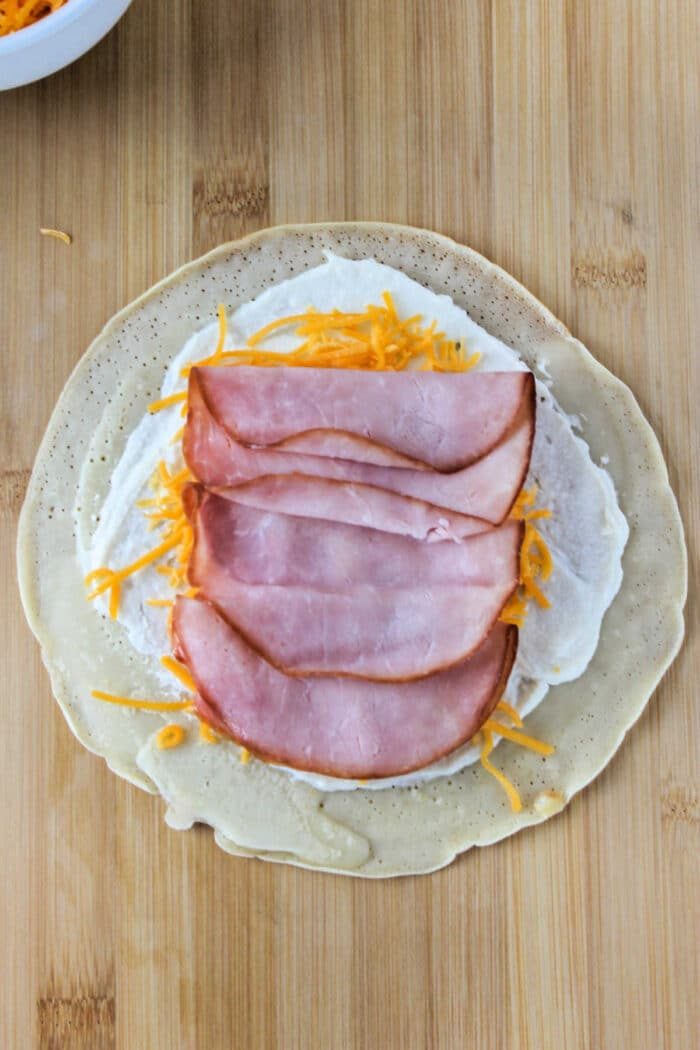 Ham and Cheese Crepes