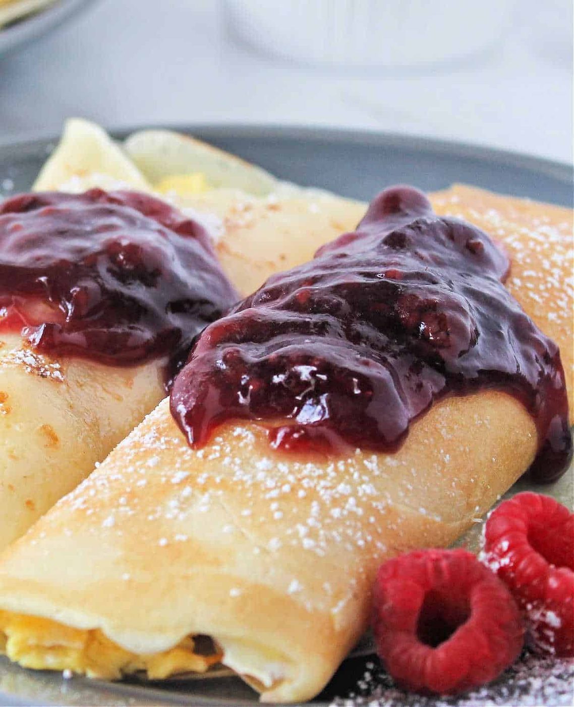 Ham and Cheese Crepes