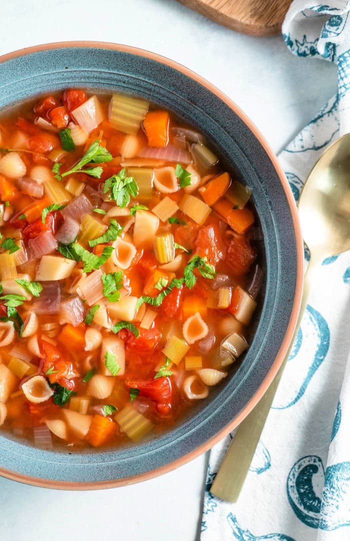 homemade vegetarian soup