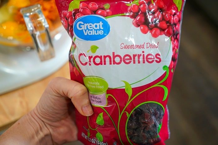 dried cranberries