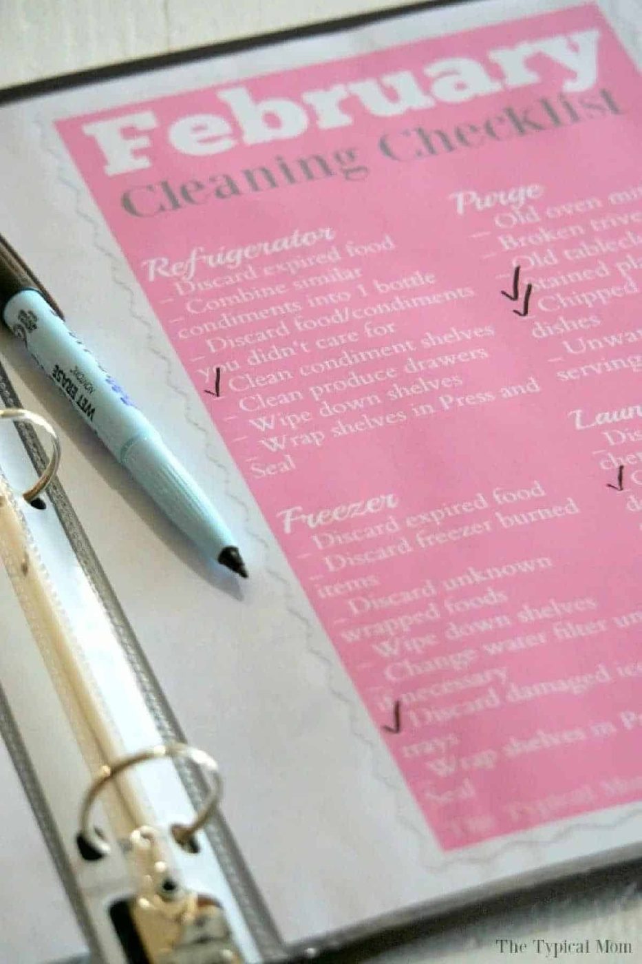 Home Organization Binder DIY