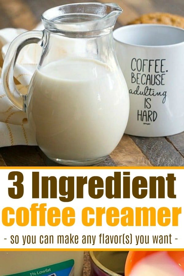 homemade creamer