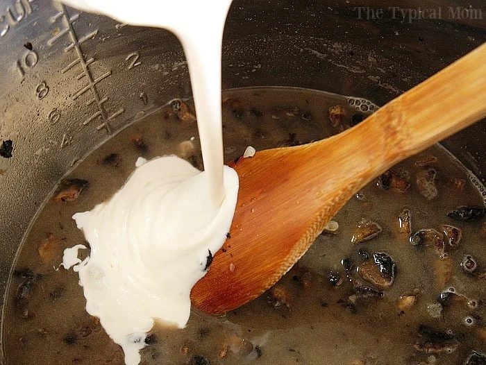 instant pot cream of mushroom