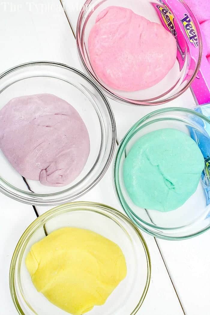 Marshmallow Homemade Edible Playdough