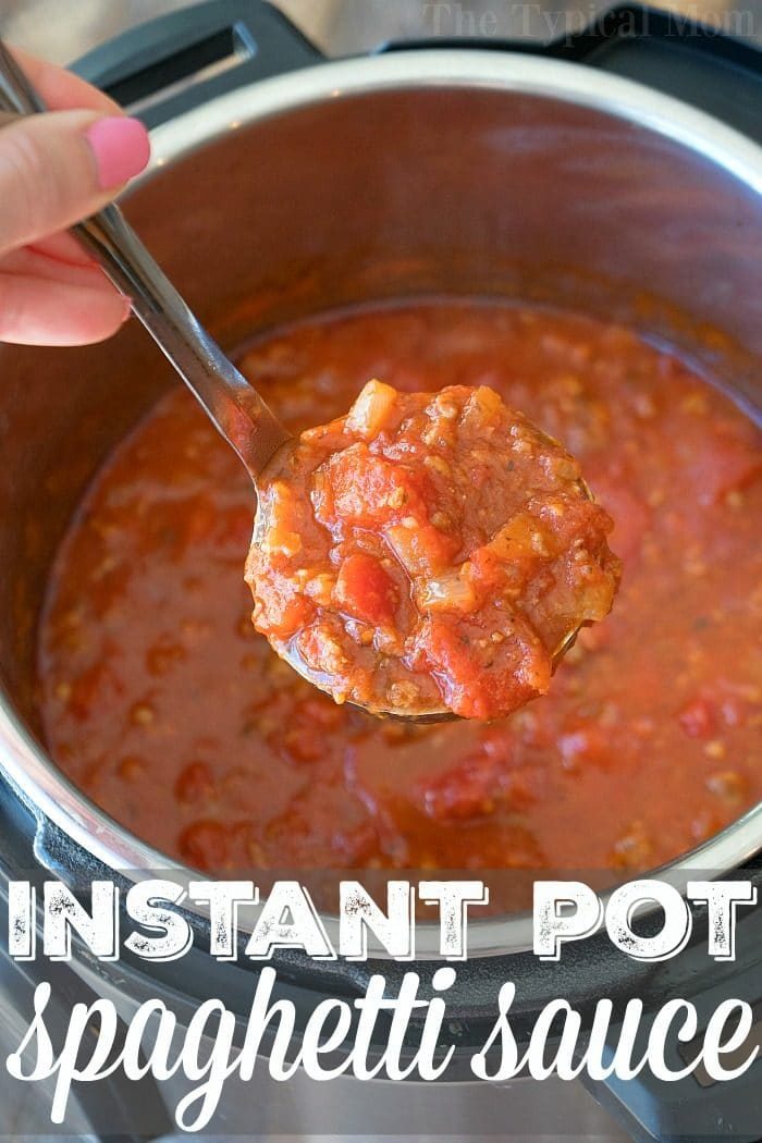 Instant Pot Spaghetti Sauce 2