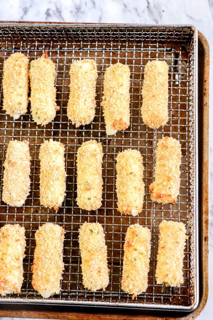 homemade Air Fryer Mozzarella Sticks