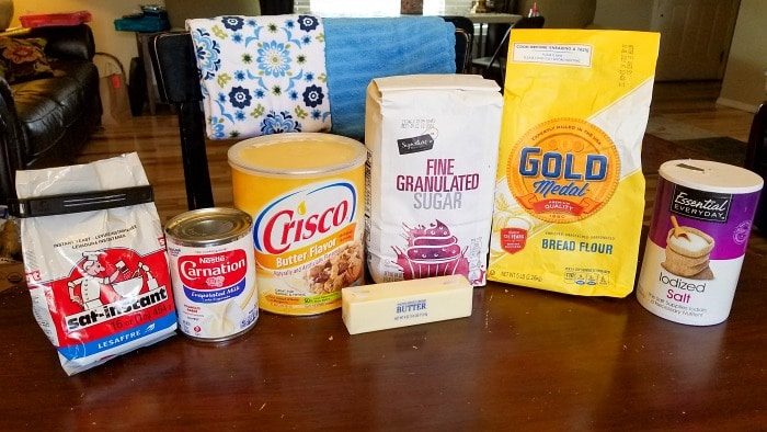 homemade bread ingredients