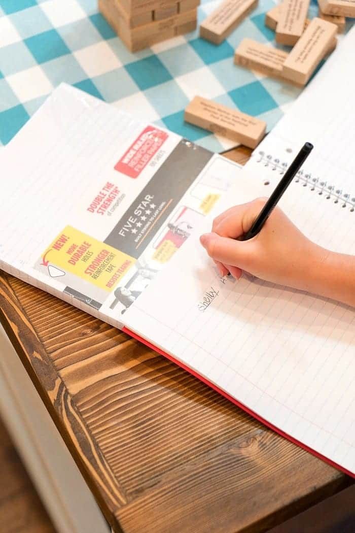 school supply list printable