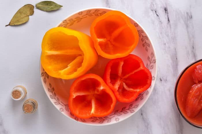 stuffed peppers in the oven