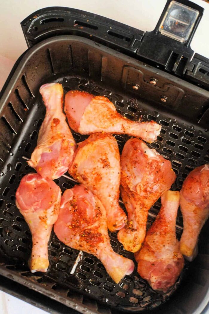 how to air fry raw chicken