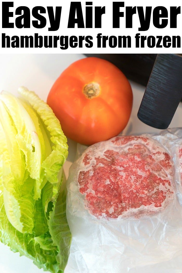 frozen hamburgers air fryer
