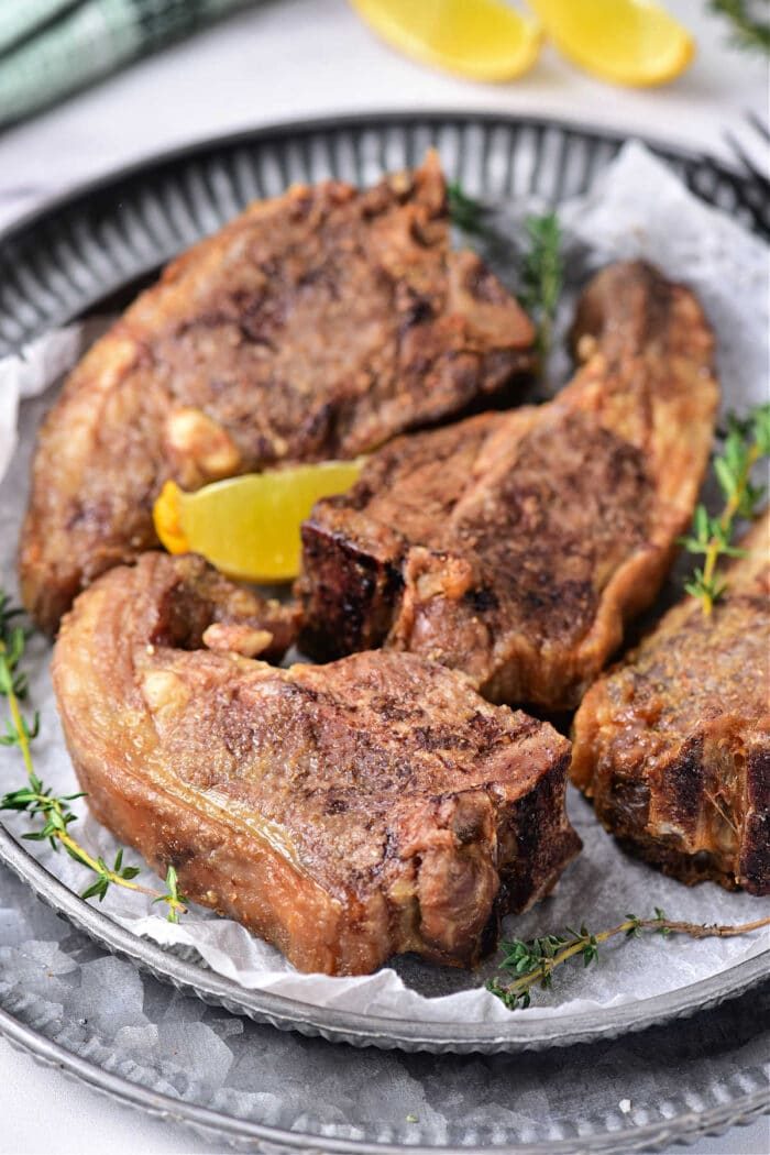 Slow Cooked Lamb Chops in Oven