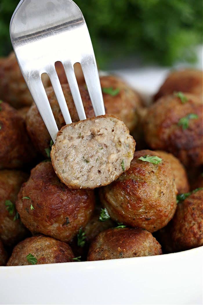 Cook Meatballs in Oven