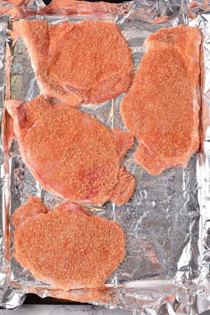 Thin Pork Chops in Oven