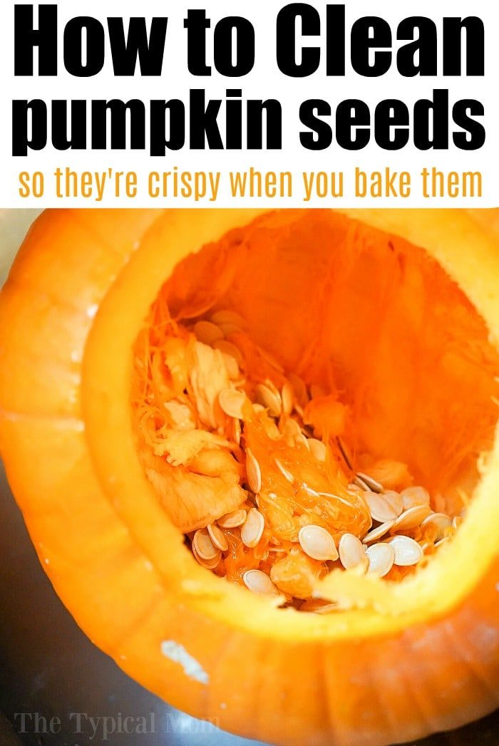 how to clean pumpkin seeds