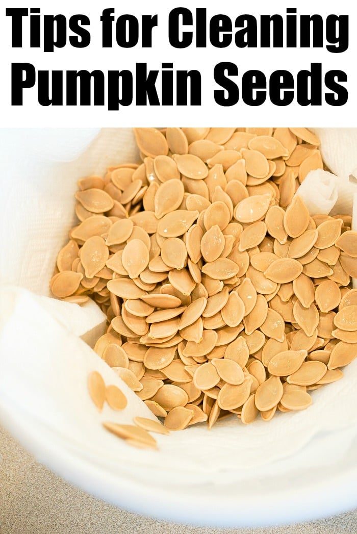 making pumpkin seeds