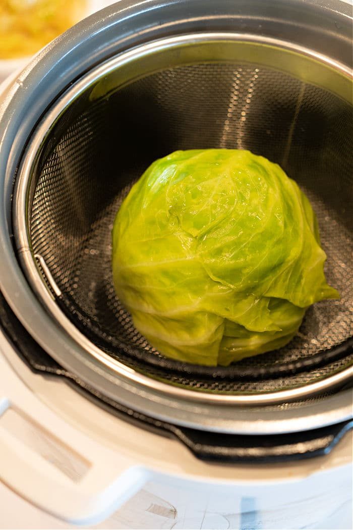 whole cabbage instant pot