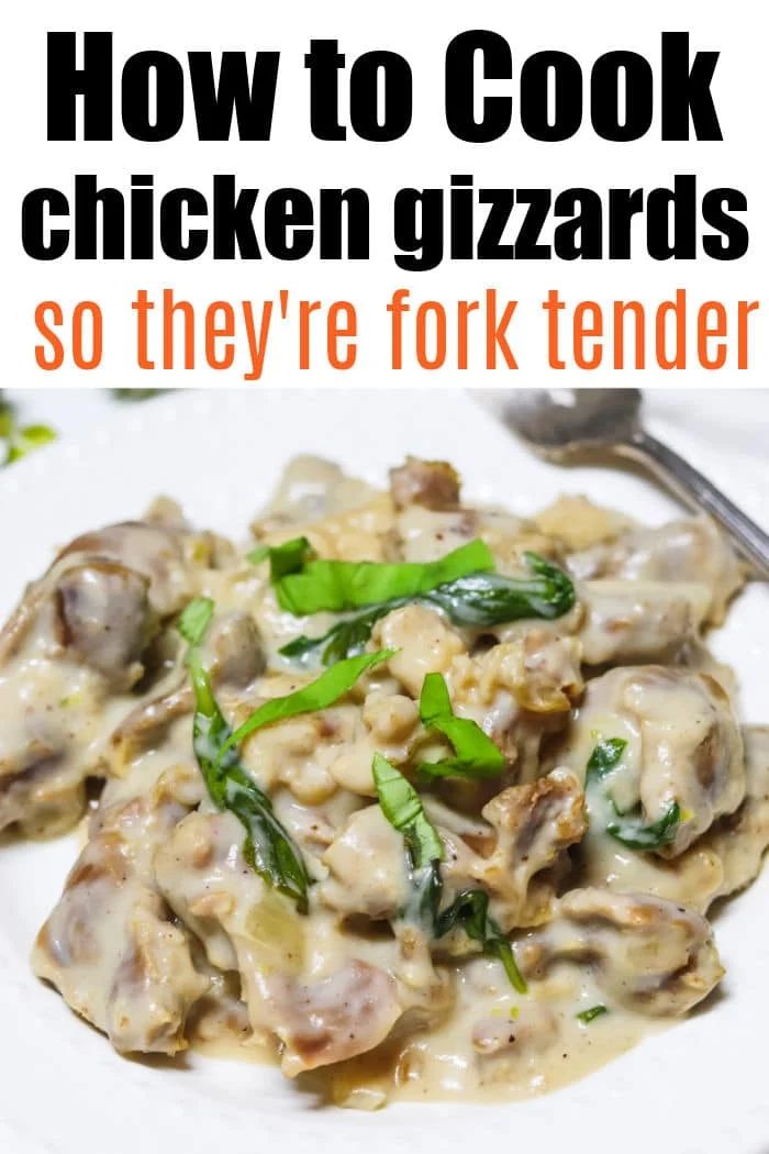 Chicken Gizzards in Gravy