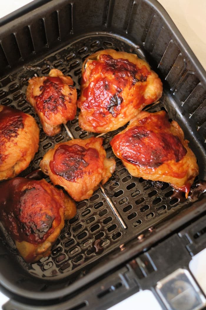 air fryer chicken thighs frozen