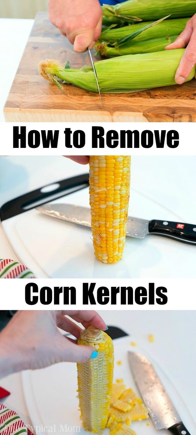 how to remove corn kernels 2