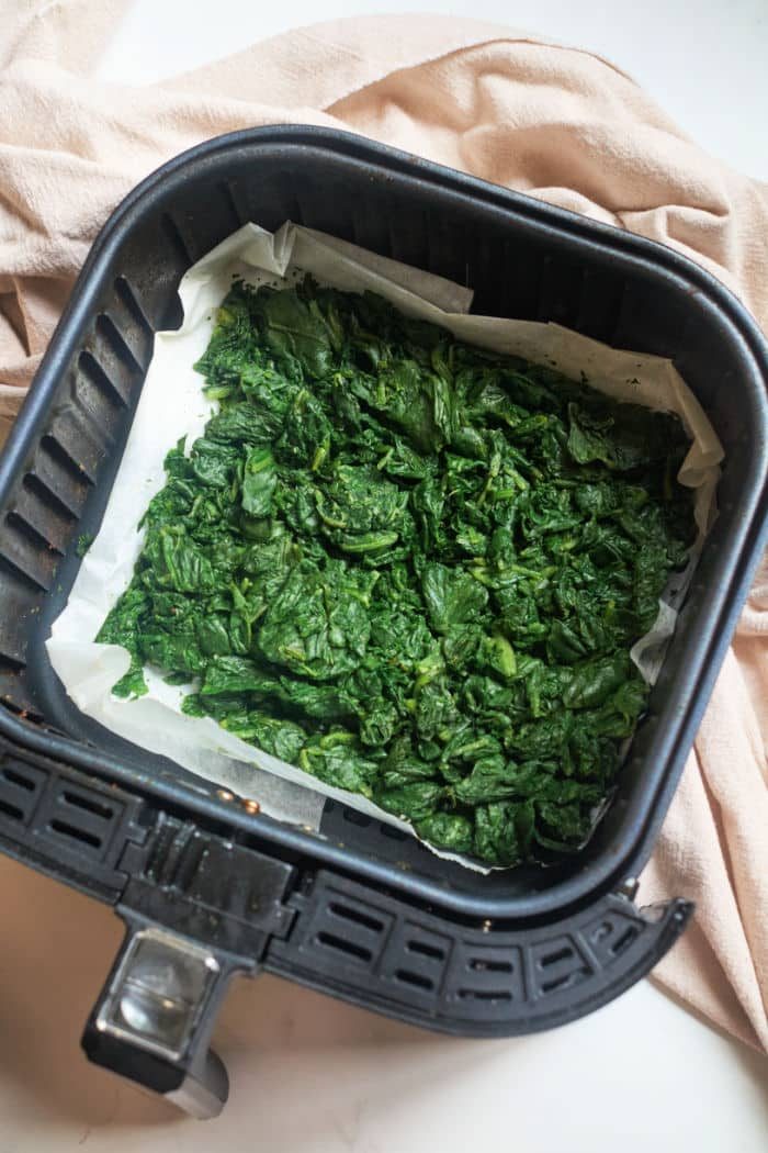 Frozen Spinach in Air Fryer