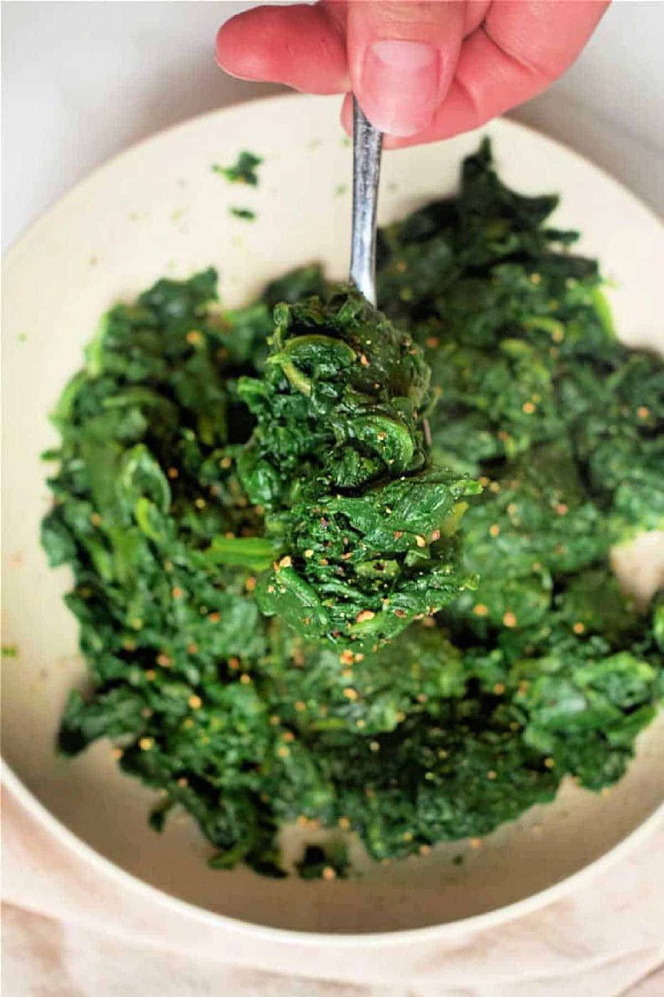 Cook Frozen Spinach