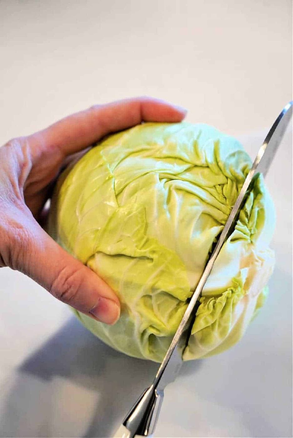 Cut Cabbage by Hand