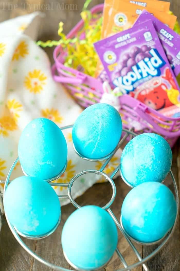 Dye Eggs and Kool Aid