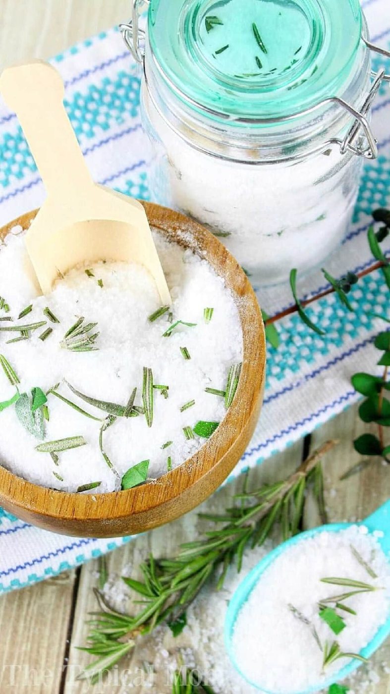 Bath Salts and Essential Oils
