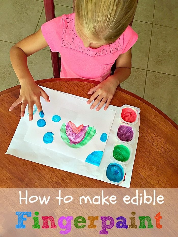 Edible Fingerpaint