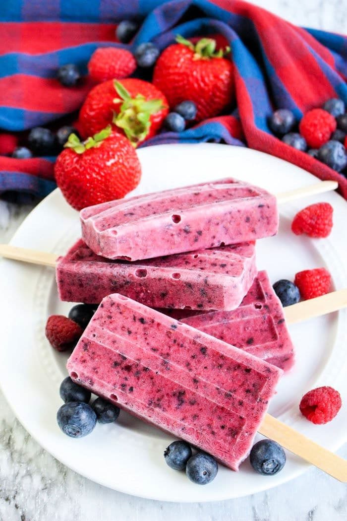 Mixed Berry Popsicles
