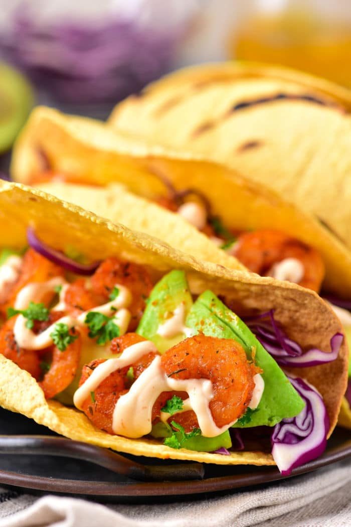 Easy Shrimp Tacos Recipe with Coleslaw