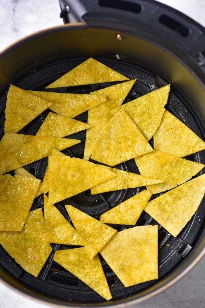 How to make tortilla chips from flour tortillas