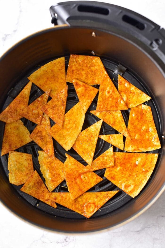 How to make tortilla chips in the air fryer