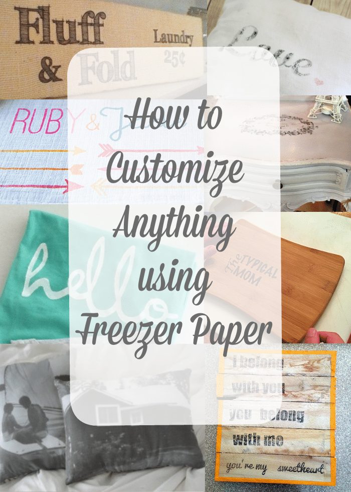 Print Using Freezer Paper