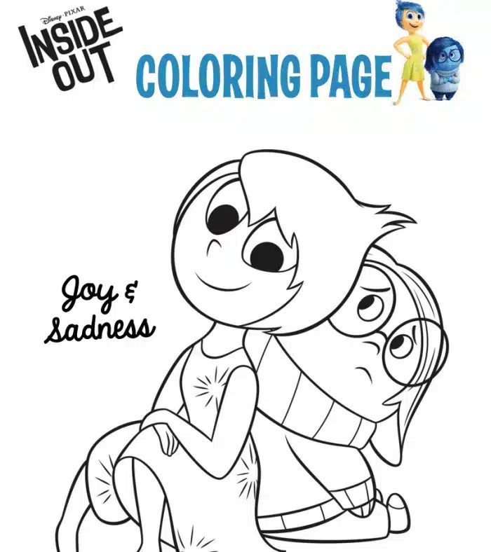 free Inside Out Coloring Pages