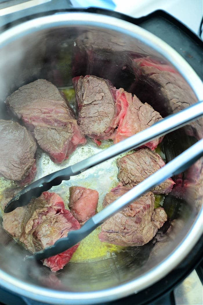 searing beef instant pot