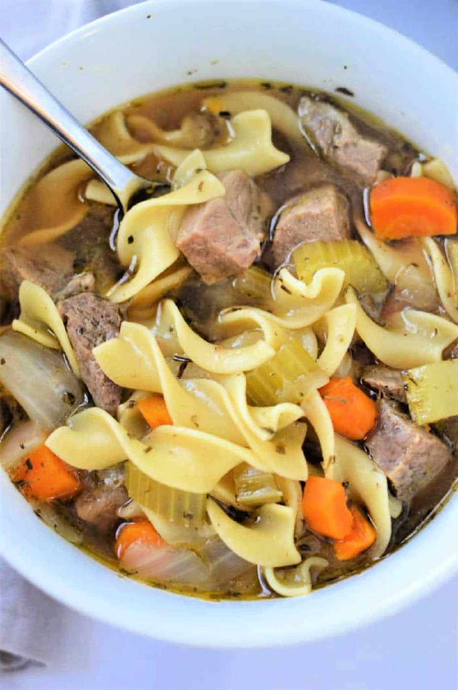 Instant Pot Beef Noodle Soup