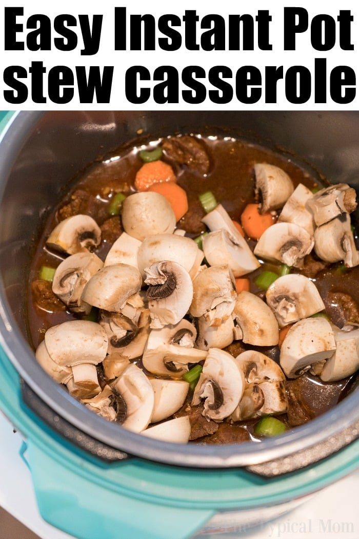 instant pot beef stew casserole