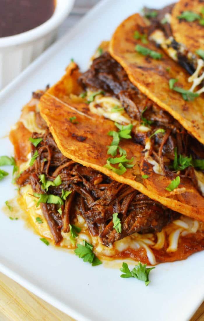 Instant Pot Birria Tacos with Consommé