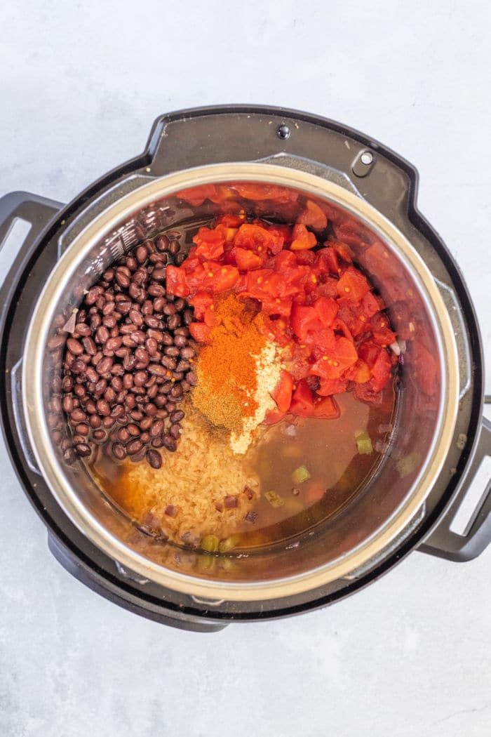 pressure cooker Black Beans and Rice