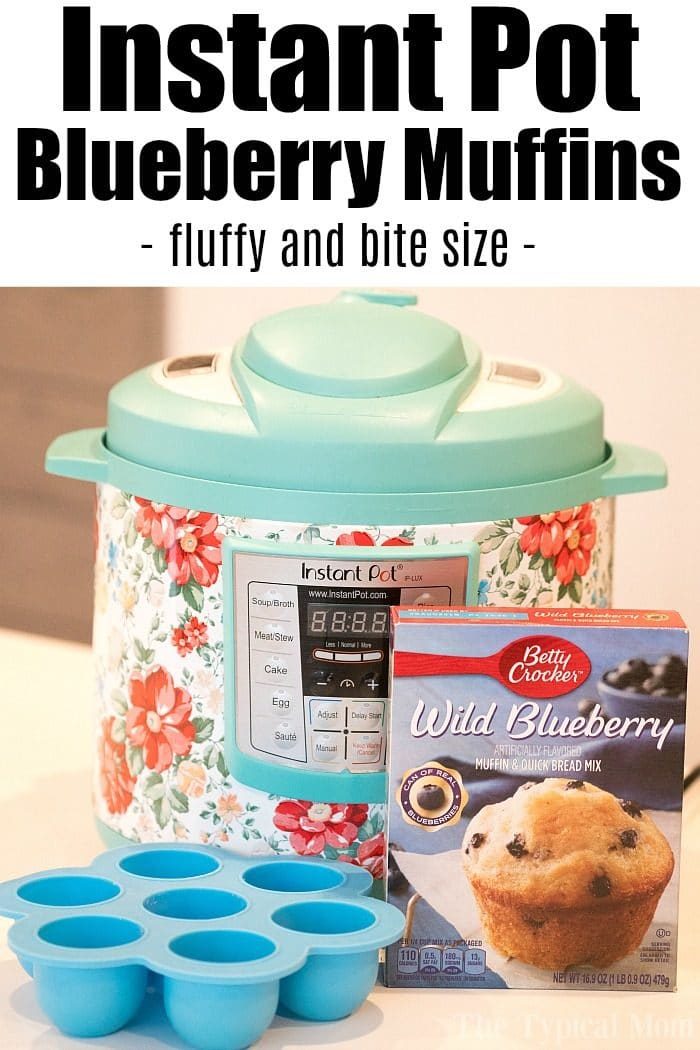 Instant Pot Blueberry Muffins 2