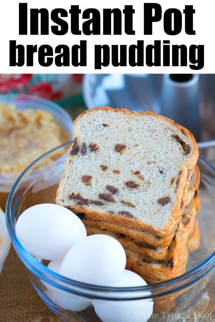 pressure cooker bread pudding