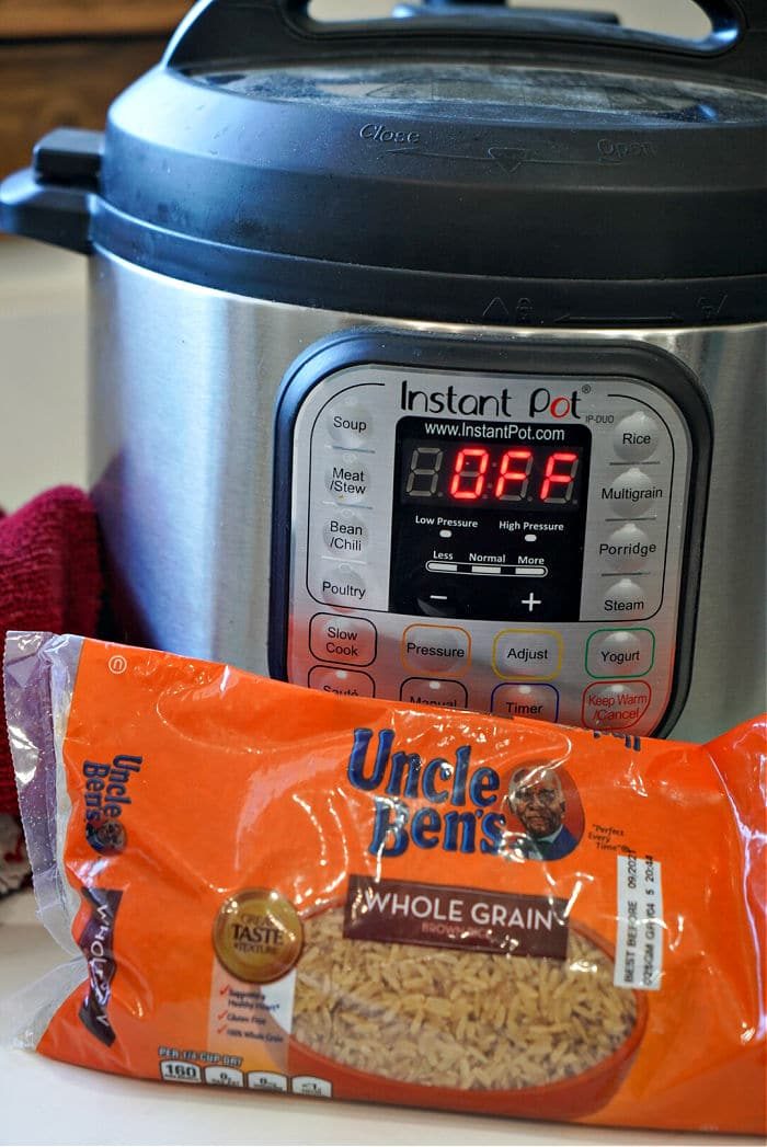 instant pot brown rice